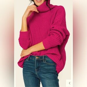 NEW Gibsonlook Chunky Ribbed Relaxed Sweater